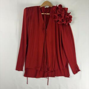 Magda Butrym Blouse with Floral Accent